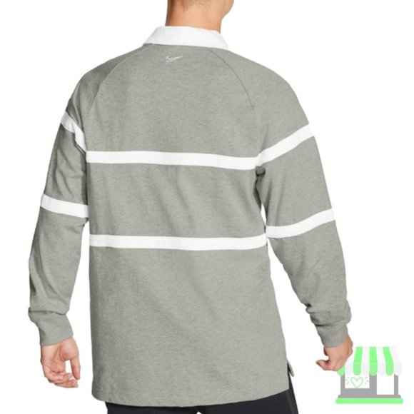 Nike Men's Swoosh Sweatshirt - Gray - Picture 4 of 8